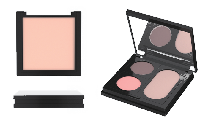 Compacts and eyeshadow packaging